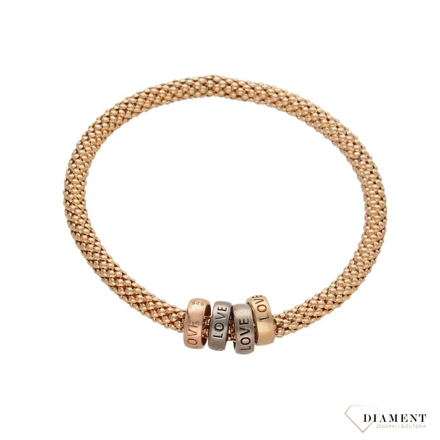 Bransoletka srebrna ✓Pozłacana bransoletka✓Srebrne Bransoletki Damskie w Sklepie z Biżuterią zegarki.jpg